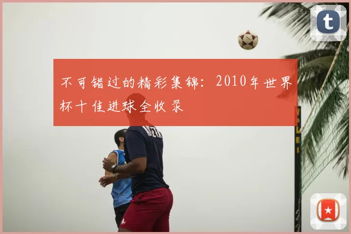 不可错过的精彩集锦：2010年世界杯十佳进球全收录