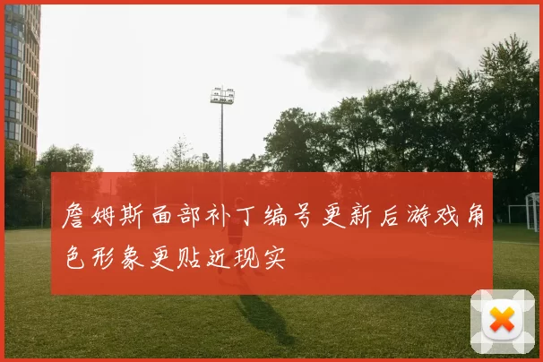 詹姆斯面部补丁编号更新后游戏角色形象更贴近现实